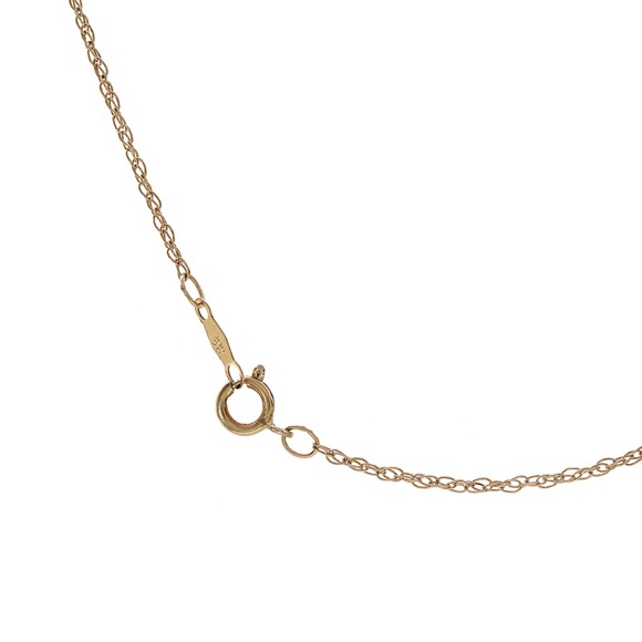 0.70 Carat Round Cut Diamond Heart Pendant Gold